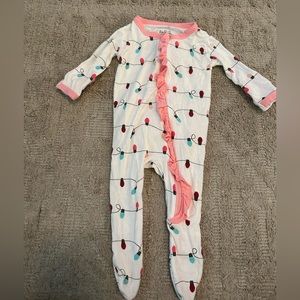 Kickee Pants Classic ruffle footie pajamas